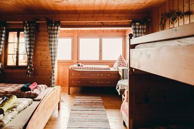 Almrauschsuite - 5-Bett Familienzimmer mit Veranda